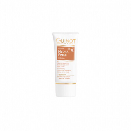 Crema de fata Guinot Hydra Finish Cream SPF 15 efect de hidratare si protectie UV 10ml