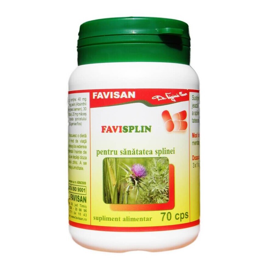 Favisplin, 70 capsule, Favisan