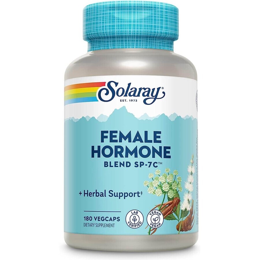 Weibliche Hormonmischung Solaray, 100 Kapseln, Secom