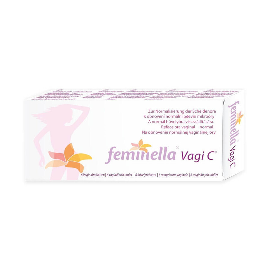 Feminella Vagi C, 6 comprimate vaginale, Polichem