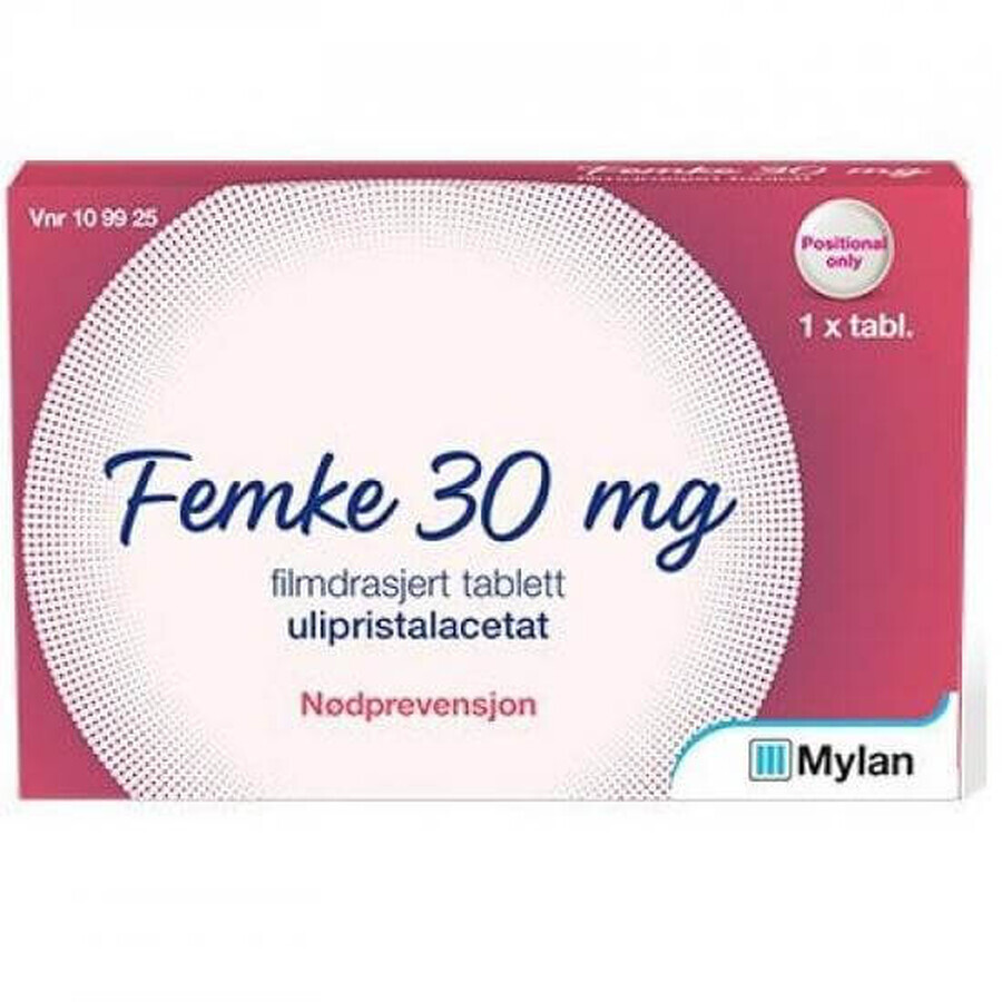 Femke 30 mg, 1 comprimat filmat, Mylan