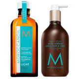 Set pentru par si corp Moroccanoil Dream Duo Hair&Body Light 100ml+360ml