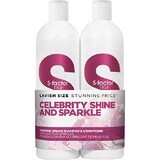 Set Tigi S Factor Celebrity Shine and Sparkle Sampon 750ml+Balsam 750ml