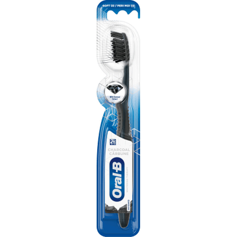 Oral-B Perie de dinți Whitening Therapy Charcoal, 23 g