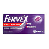 Fervex Raceala si Gripa 500mg/4 mg, 16 comprimate filmate, Upsa