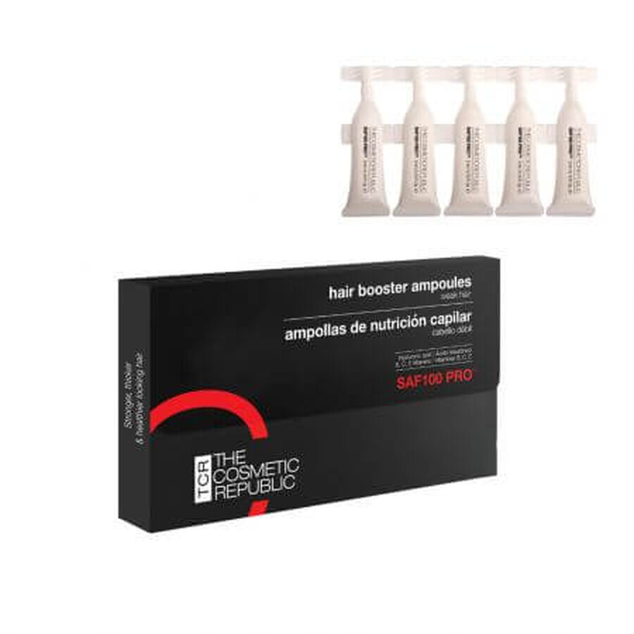 Fiole pentru tratament capilar SAF100 PRO, 5 fiole, The Cosmetic Republic