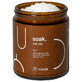 Sare de baie hranitoare cu ambra, cedru, lemongrass si tonka Soak no.1, 226.8 g, Maude