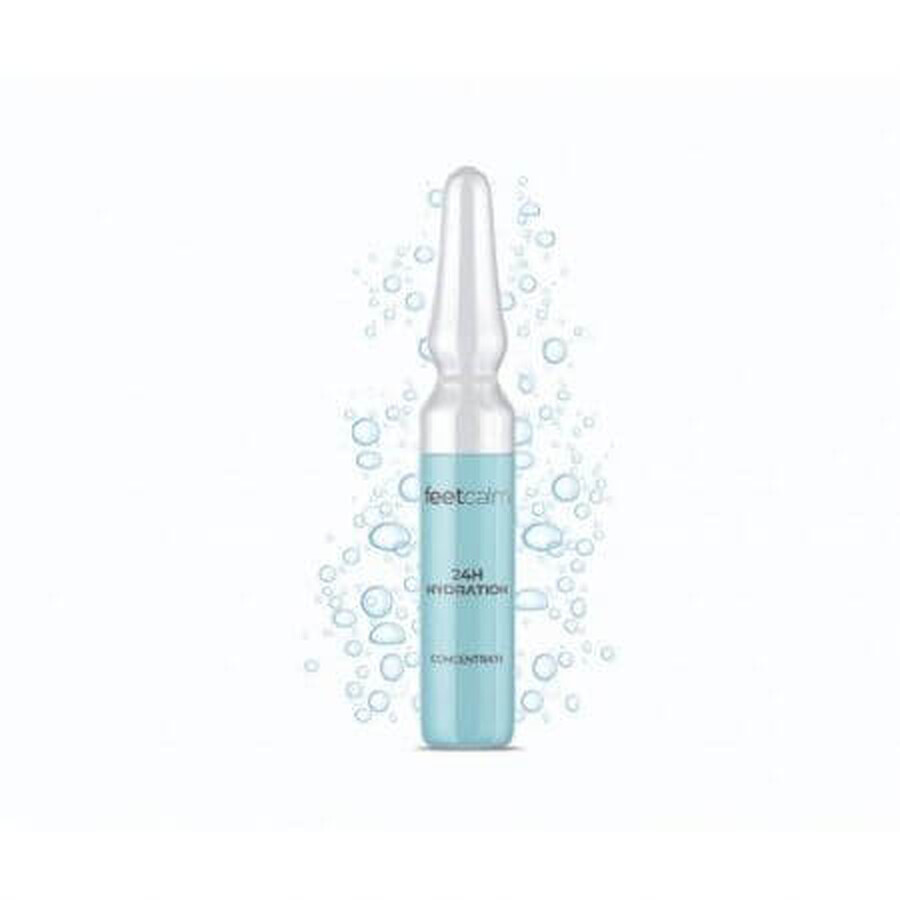 Fiola hidratanta cu Acid Hialurionic pentru picioare 24h, 2 ml, Feet Calm