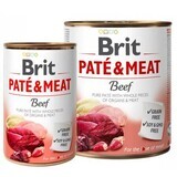 Pate &amp; Meat Hundenassfutter mit Rindfleisch, 400 g, Brit