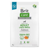 Brit Care Getreidefreies Trockenfutter für große Rassen mit Lachs, 3 kg, Brit