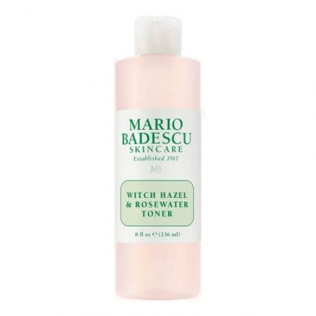 Lotiune de curatare cu apa de trandafiri Witch Hazel & Rosewater Toner, 236 ml, Mario Badescu