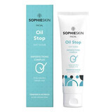 Scrub delicat pentru ten cu tendinta acneica Oil Stop, 75 ml, Sophieskin