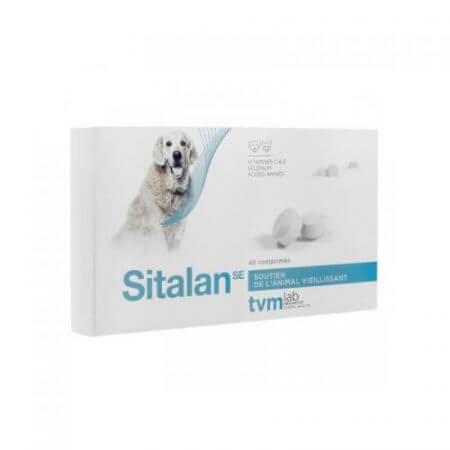 Vitaminele C & E pentru caini si pisici Sitalan, 48 tablete, TVM