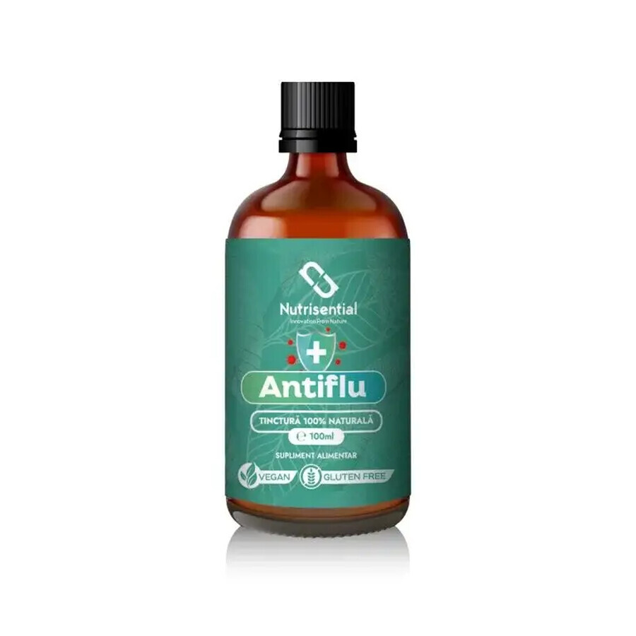 Tinctura antivirala, Antiflu, 100ml, Nutrisential®