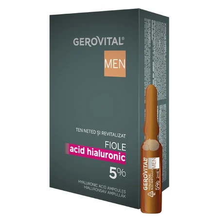 Gerovital Men Ampullen Hyaluronsäure 5 % , 10 Ampullen x 2 ml