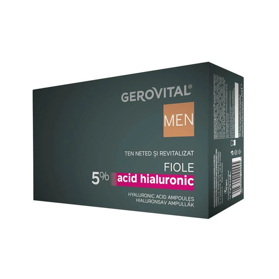 Gerovital Men Ampullen Hyaluronsäure 5 % , 10 Ampullen x 2 ml