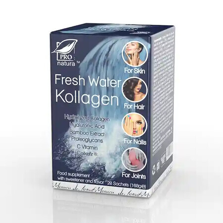 Fresh Water Kollagen, pulbere 20 de stick-uri, Pro Natura