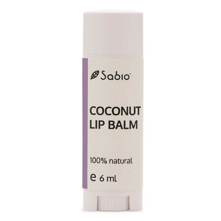 Kokosnuss-Lippenbalsam, 6 ml, Sabio