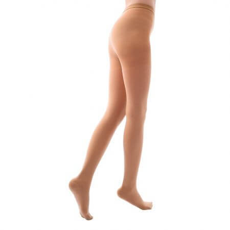 Kompressionsstrumpfhose, 20-30 mmHg, XL, Beige, Alina Style