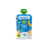 Bio-Bananenpüree, Joghurt und Haferflocken, +9 Monate, 100 g, Smileat
