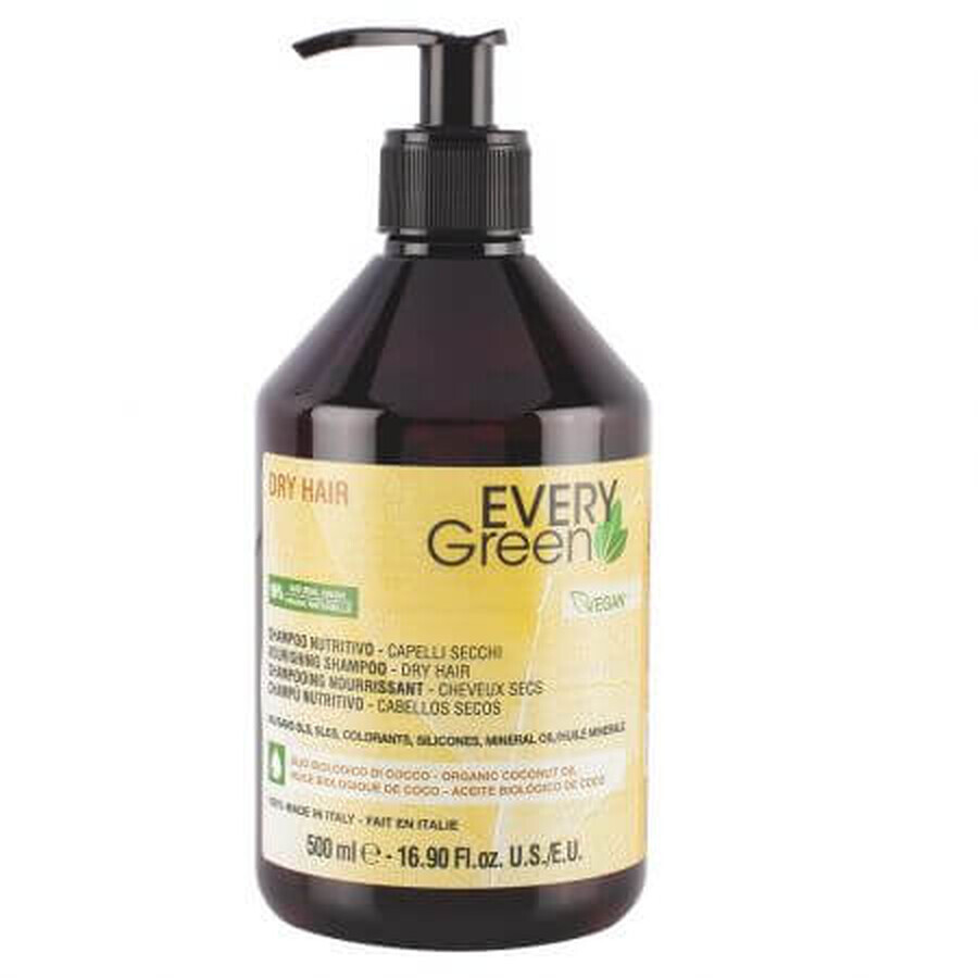 Sampon pentru par uscat Nourishing, 500 ml, Every Green