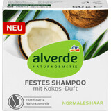Alverde Naturkosmetik Festes Shampoo mit Kokosnuss, 60 g