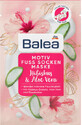 Balea Fu&#223;maske mit Hibiskus und Aloe vera, 1 St&#252;ck