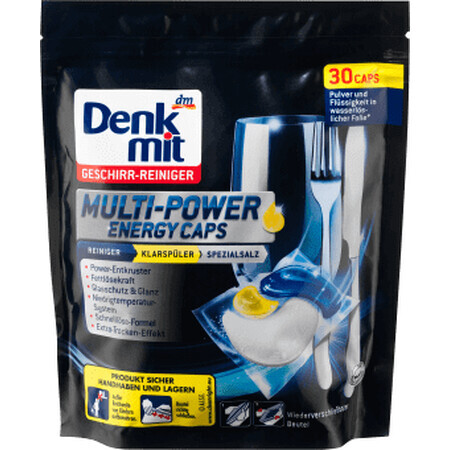 Denkmit Detergent pentru mașina de spălat vase Multi Power, 30 buc