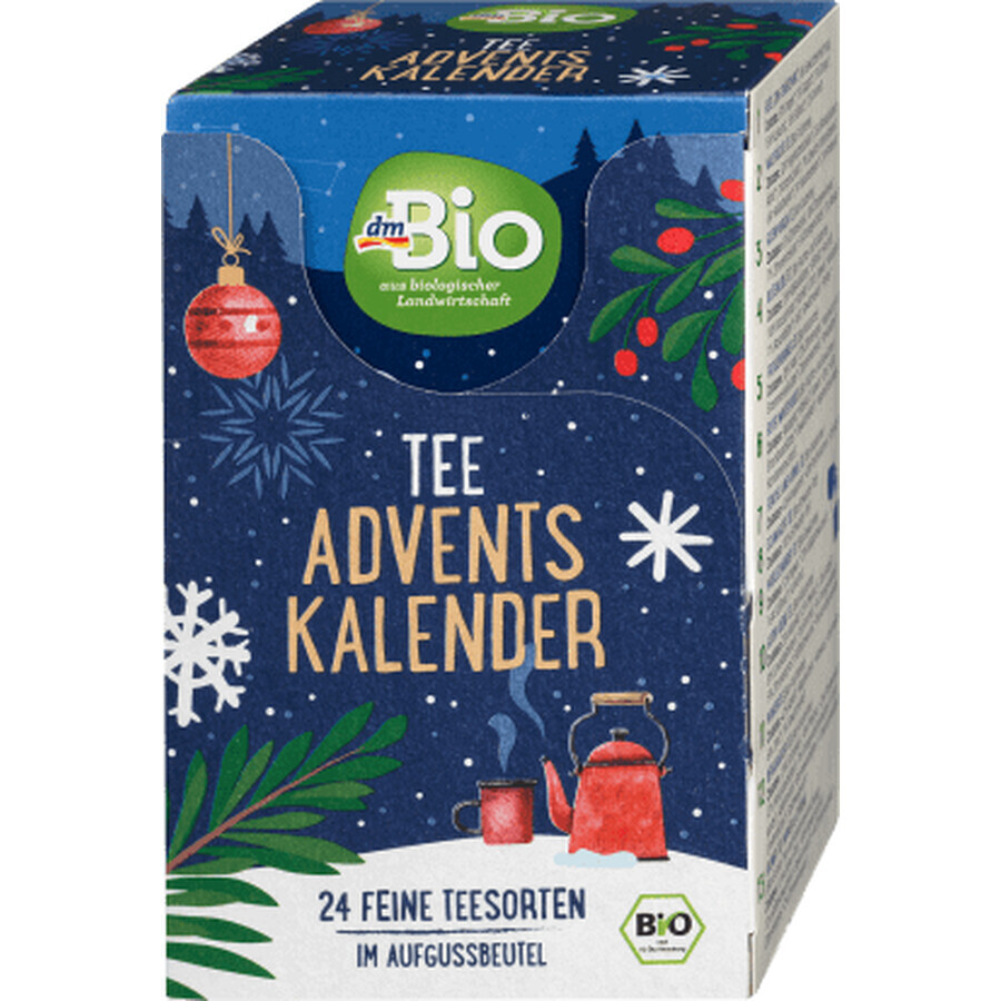 DmBio Ceai advent calendar, 45,75 g