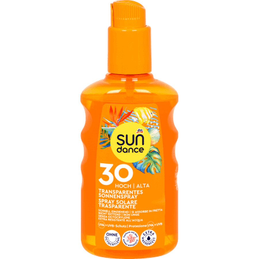 Sundance Transparentes Sonnenschutzspray SPF30, 200 ml