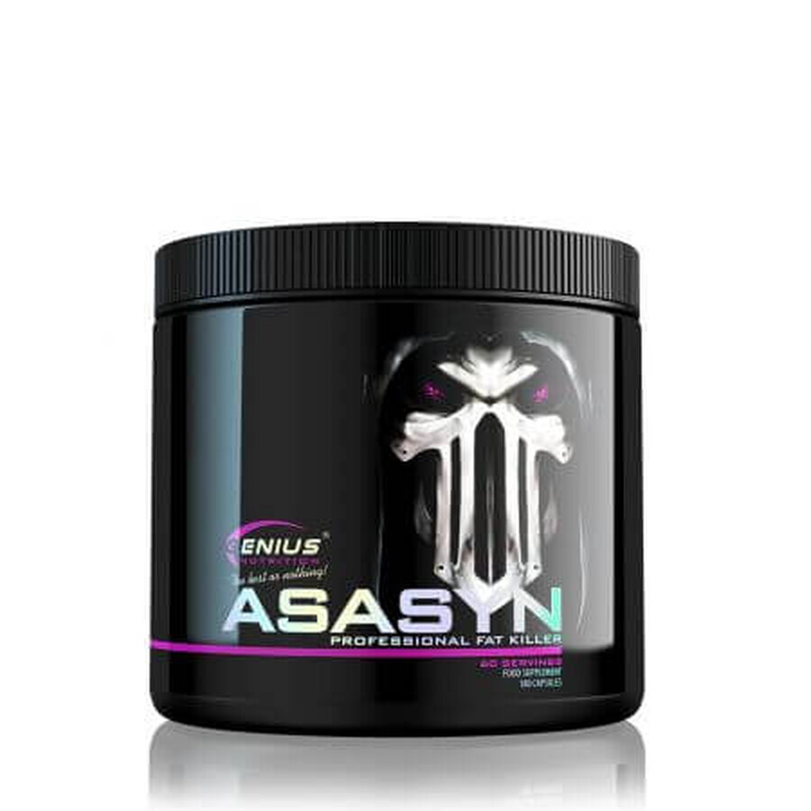 Arzator de grasimi Asasyn, 180 capsule/ 60 serviri, Genius Nutrition