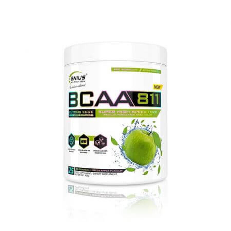 BCAA811 Apple, 400 g, Genius Nutrition