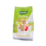 Bio-Kekse mit Apfel und Karotten, 120 g, Yukybio