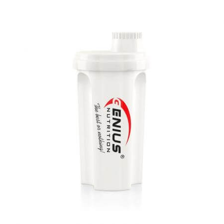 Shaker alb 700 ml Royal, 1 bucata, Genius Nutrition