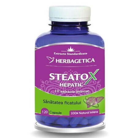 Steatox Hepatic, 120 Kapseln, Herbagetica