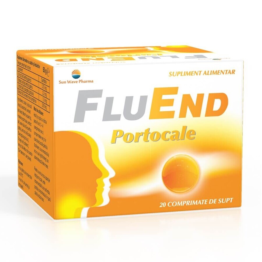 FluEnd orange, 20 tablets, Sun Wave Pharma