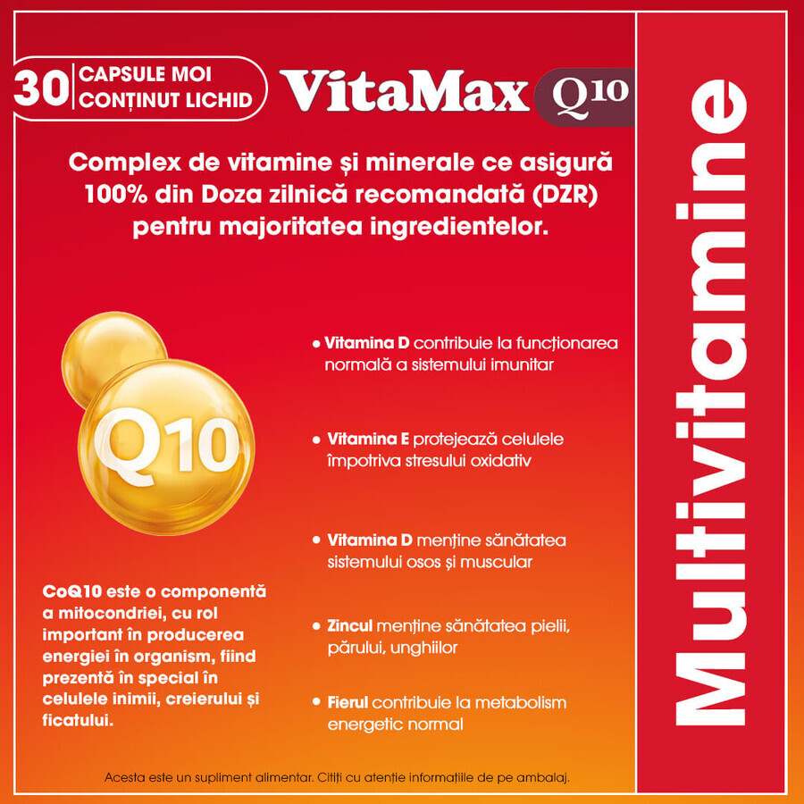 Vitamax Q10 Packung, 30 + 30 Kapseln, Perrigo