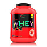 Pudra proteica cu aroma de capsuni iWhey, 2000 g, Genius Nutrition