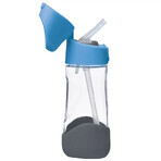 Straw cup, + 9 months, Blue, 450 ml, BBOX