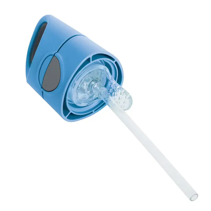 Straw cup, + 9 months, Blue, 450 ml, BBOX