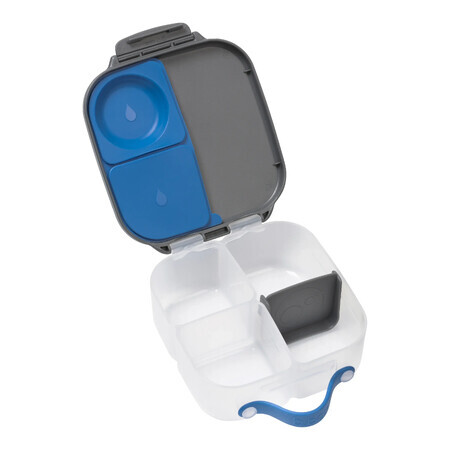 LunchBox Mini-Lunchbox, 1 l, Grau + Blau, BBOX