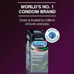 Prezervative Durex - Extended Pleasure, 10 buc, Reckit