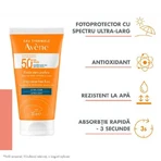 Fluid fără parfum pentru protecție solară SPF 50+, 50 ml, Avene