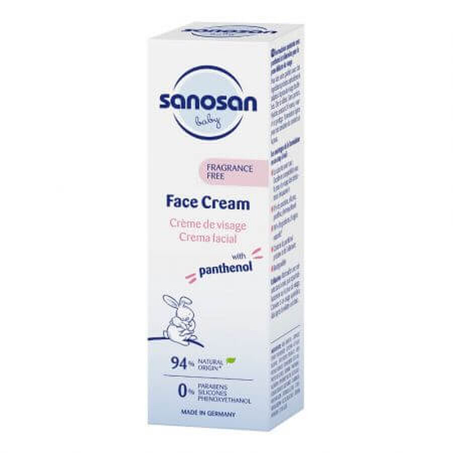 Crema pentru fata cu aplicator pompita, 50ml, Sanosan