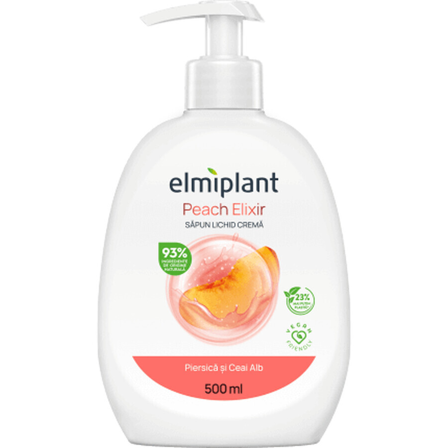 Elmiplant Săpun lichid Peach Elixir, 500 ml