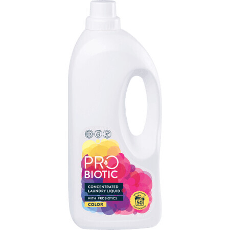 Probiosanus Detergent pentru rufe colorate cu probiotice 50 spălări, 1,5 l