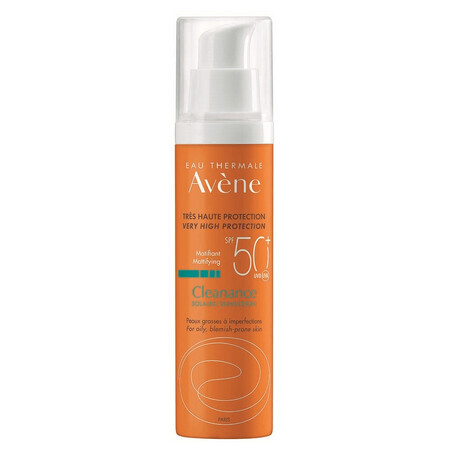 Fluid pentru protectie solara SPF 50+ Cleanance, 50 ml, Avene