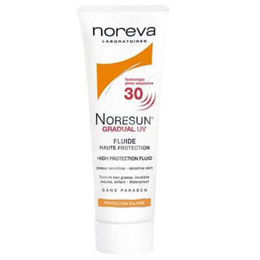 Fluid protectie solara Noresun Gradual UV SPF 30, 40 ml, Noreva