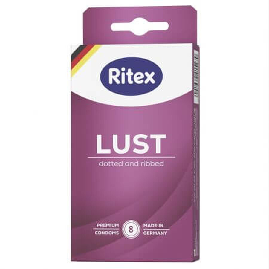 Pezervative Lust, 8 bucati, Ritex