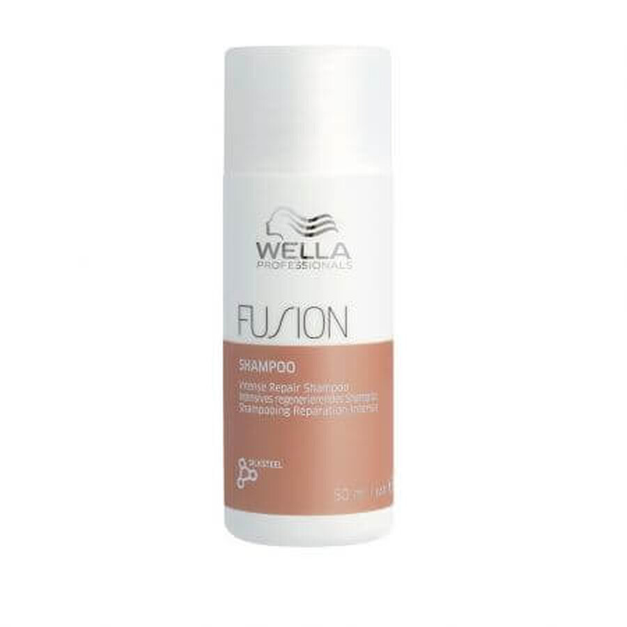 Sampon reparator pentru par deteriorat, Fusion, 50 ml, Wella Professionals